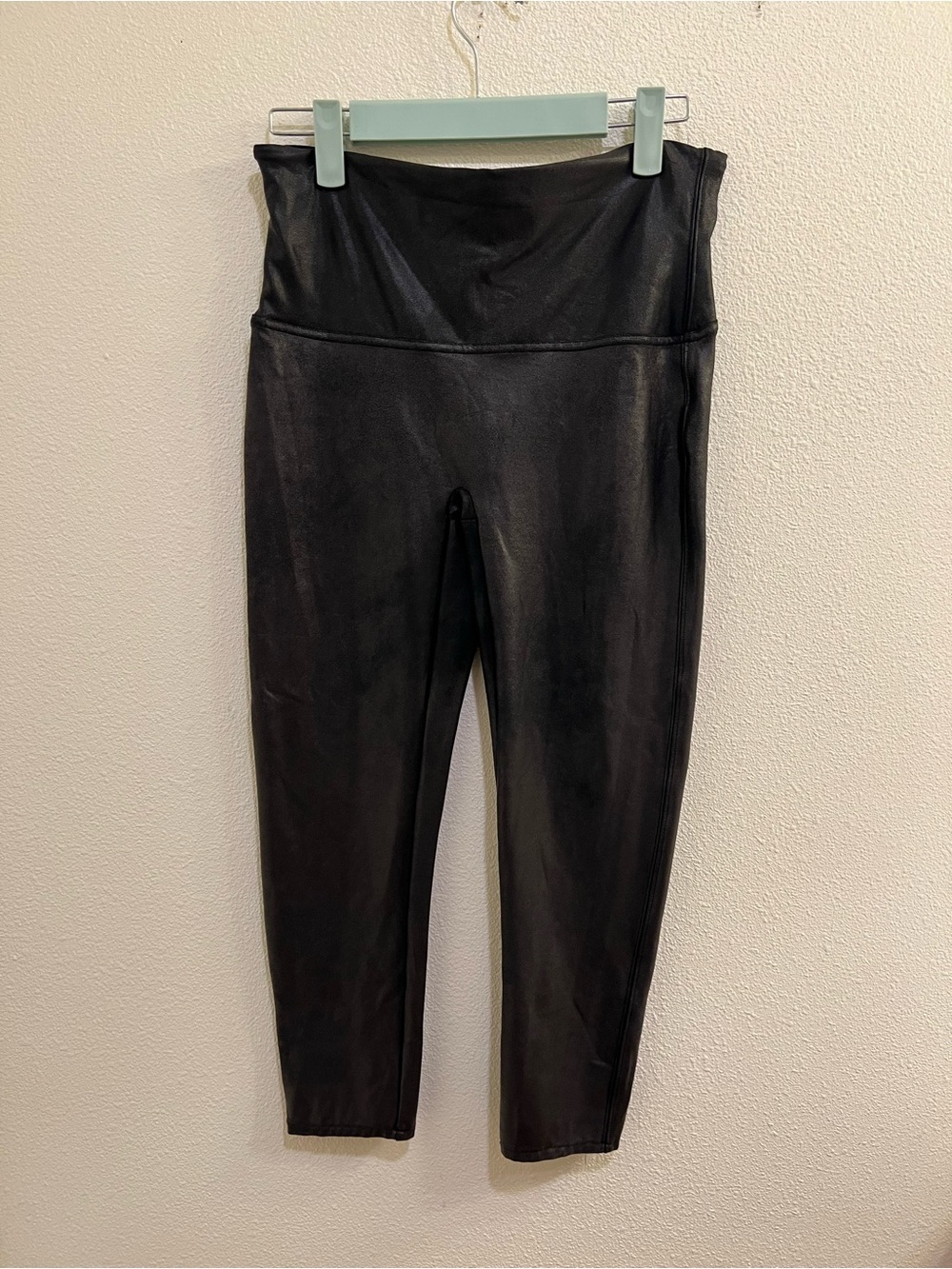 SPANX Faux Leather Black Leggings
